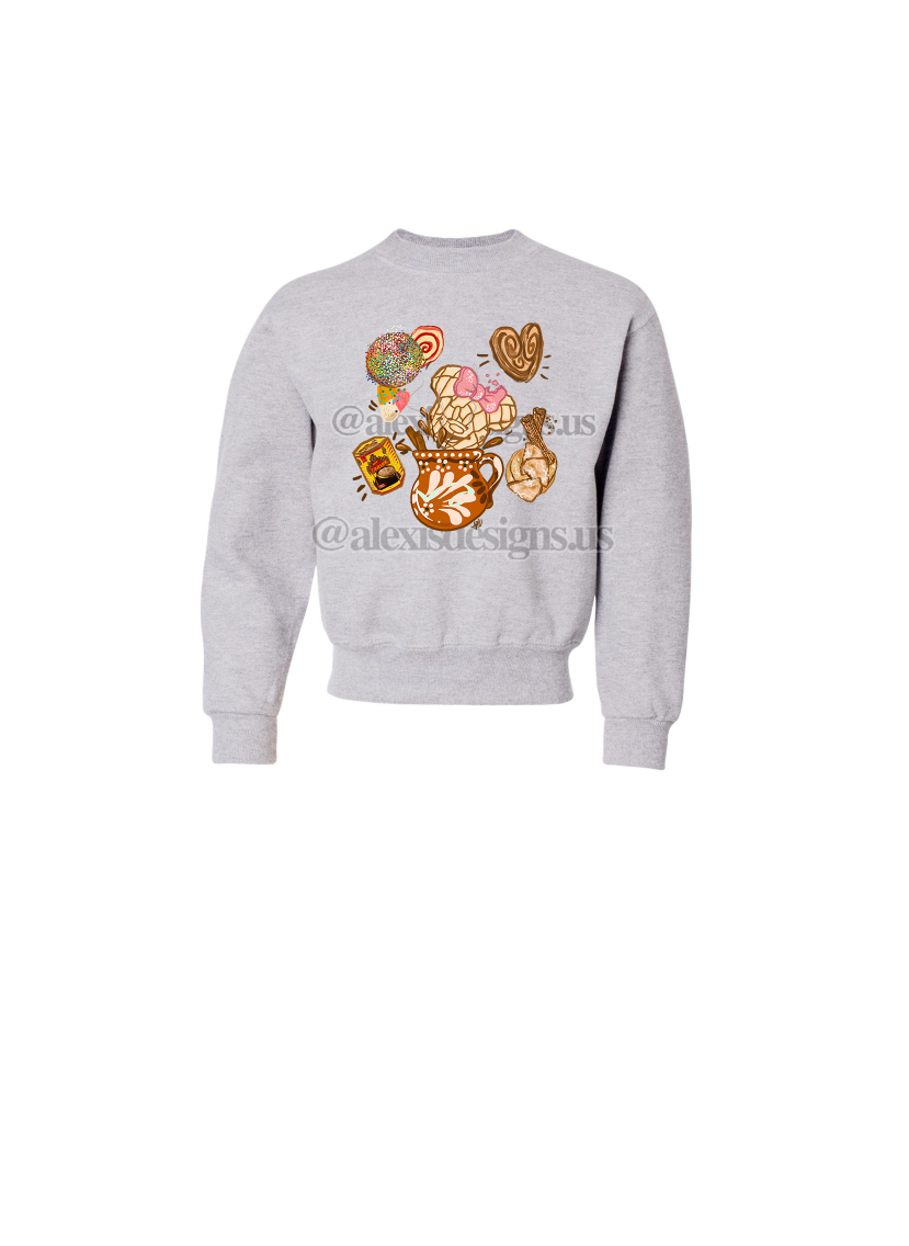 KIDS PAN CON CAFE CREWNECK