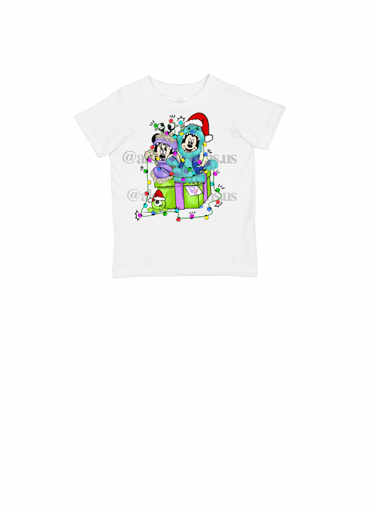 Christmas Monster's Inc Inspired Kid's Tee