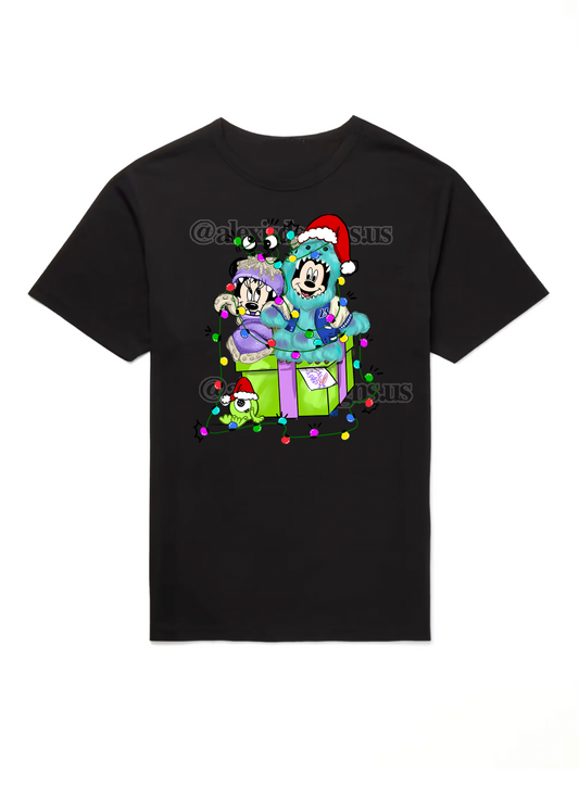 Christmas Inspired Monster's Inc. Adult Tee