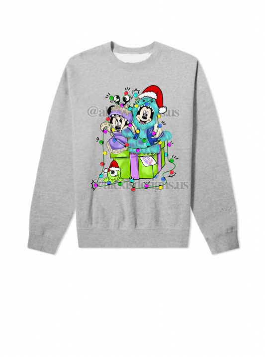 Christmas Monster's Inc Inspired Adult Crewneck