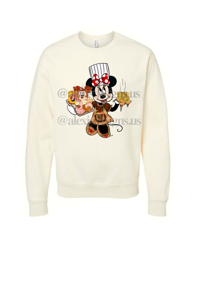 MINNIE CHEF CREWNECK