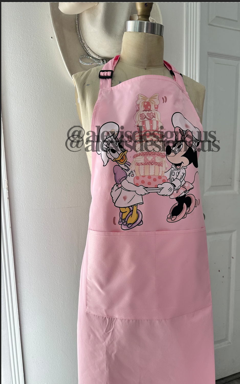 DDUCK & GIRL MOUSE BAKING APRON