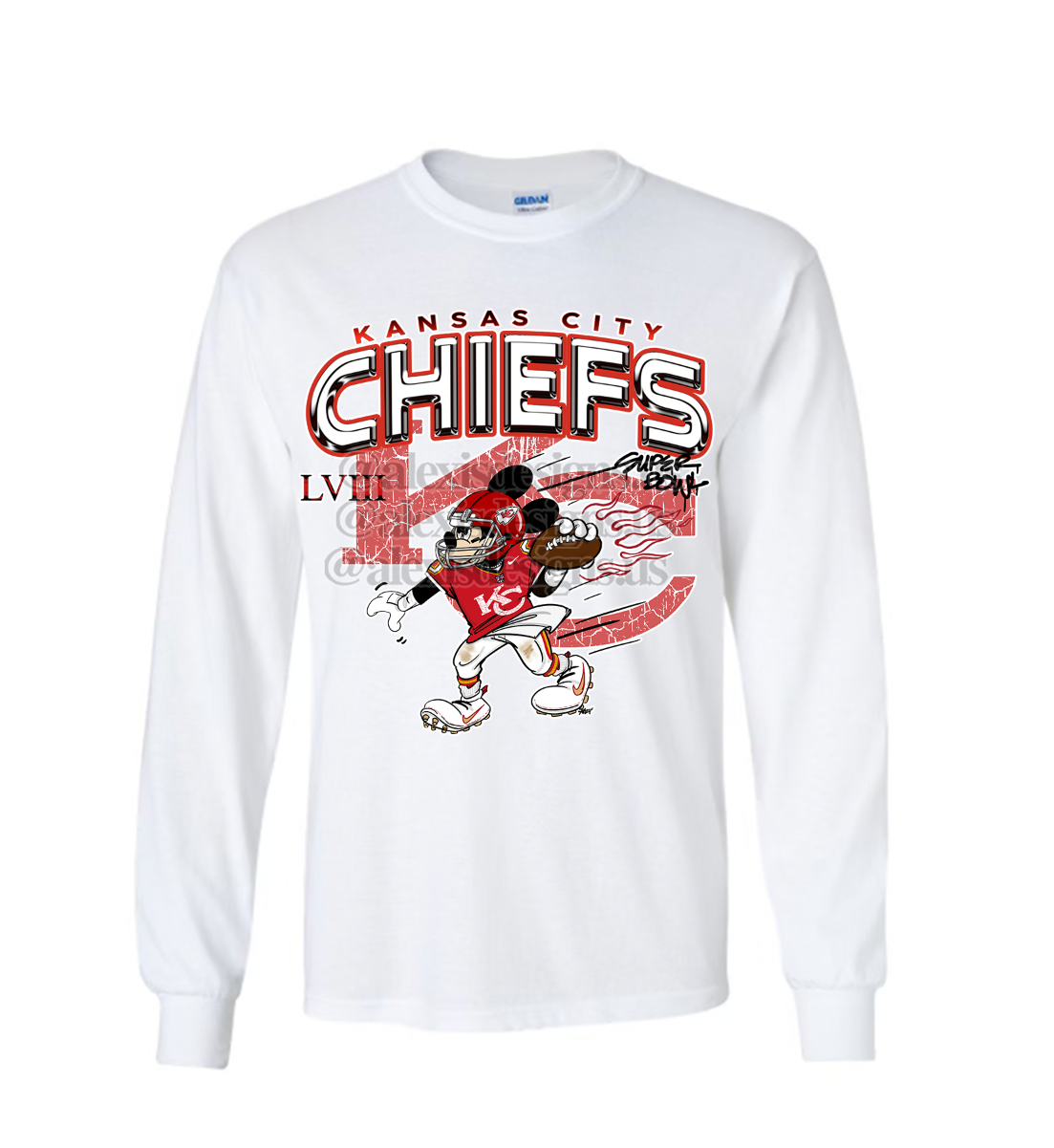 KS CHIEFS INSPIRED LONG SLEEVE SHIRT