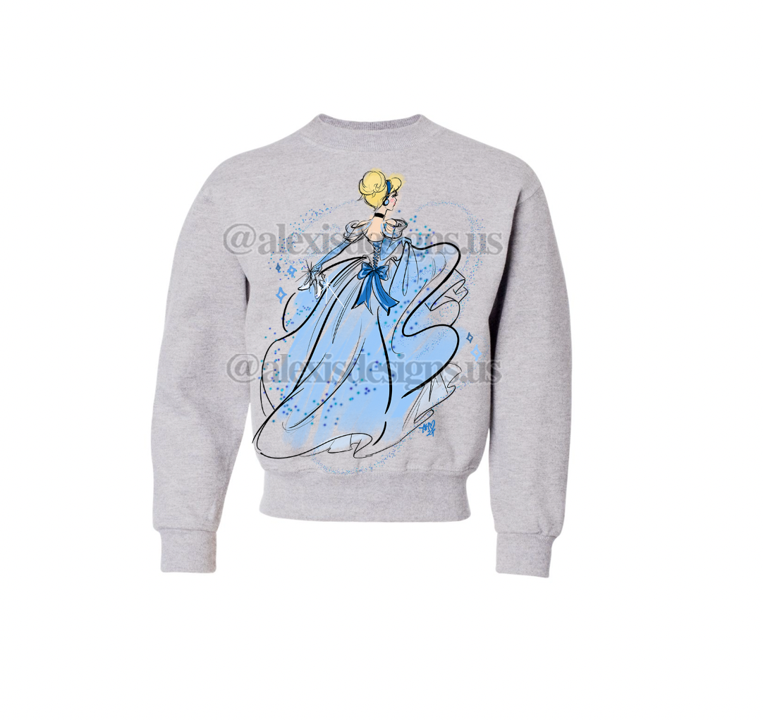 KIDS I WONT LOSE MY SLIPPER CREWNECK