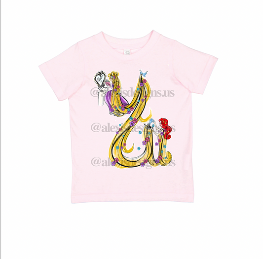 LET DOWN YOUR HAIR KIDS TEE