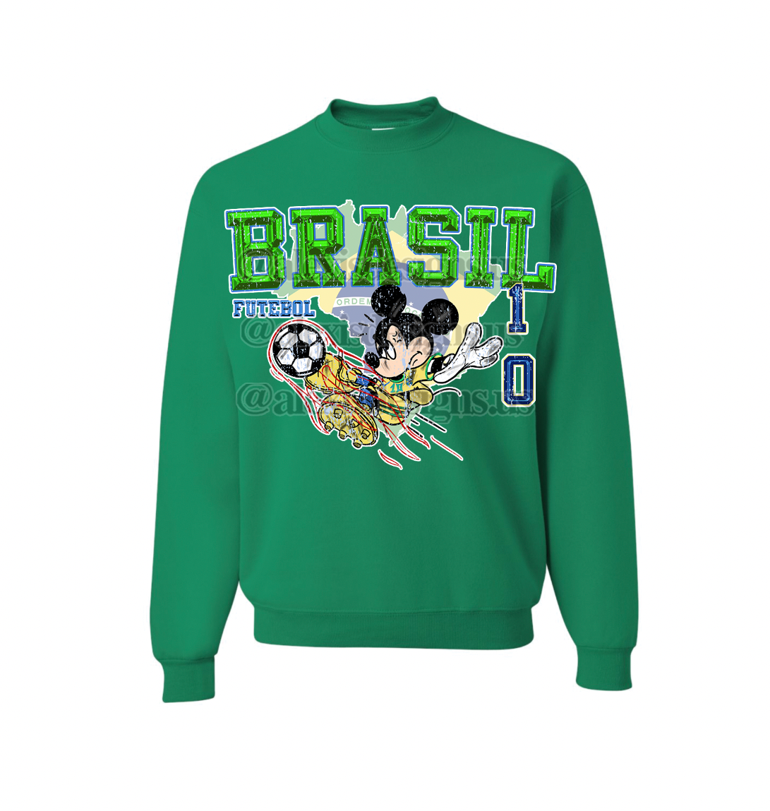 BRASIL INSPIRED CREWNECK