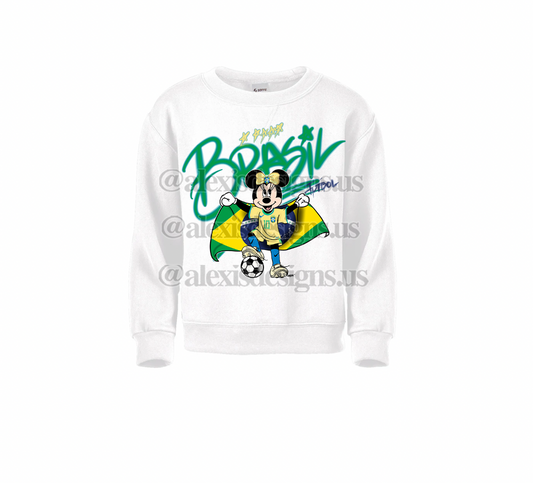 BRASIL INSPIRED KIDS CREWNECK