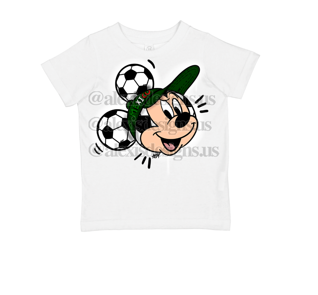 MEXICO MICKI HEAD INSPIRED KIDS TEE