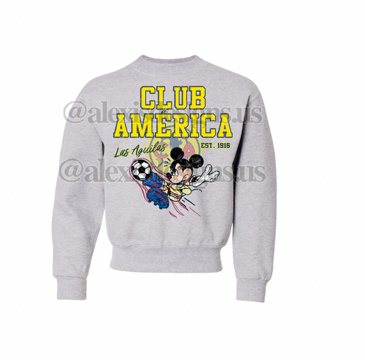 CLUB AMERICA INSPIRED KIDS CREWNECK