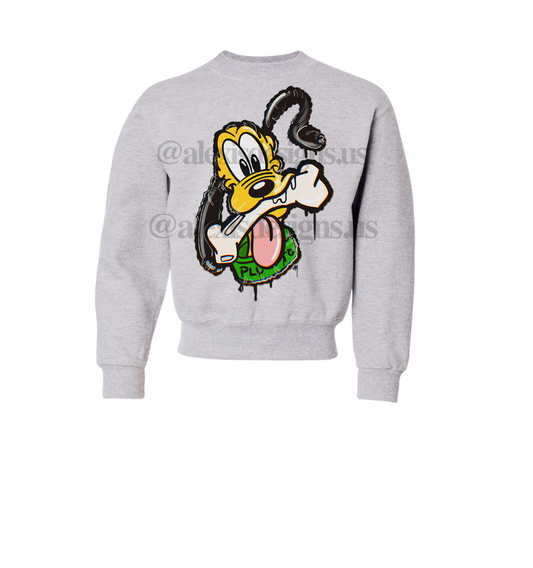 KIDS PLUTO BALLOON CREWNECK