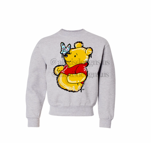 KIDS P BEAR BALLOON CREWNECK