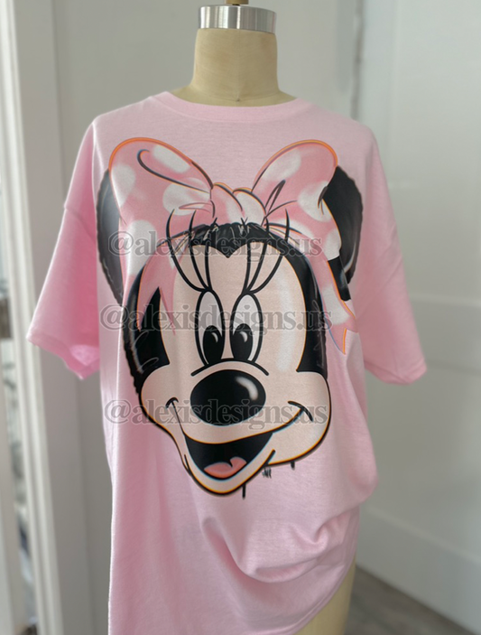 GIRL MOUSE BALLOON TSHIRT