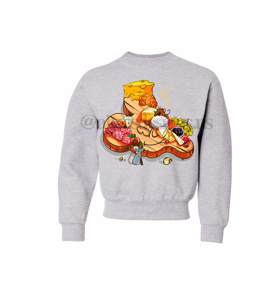 KIDS CHEESY MOUSE CREWNECK