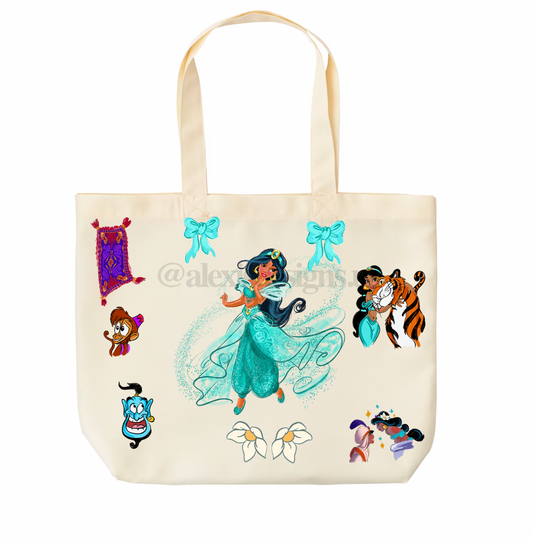 A SHOOTING STAR LARGE TOTE