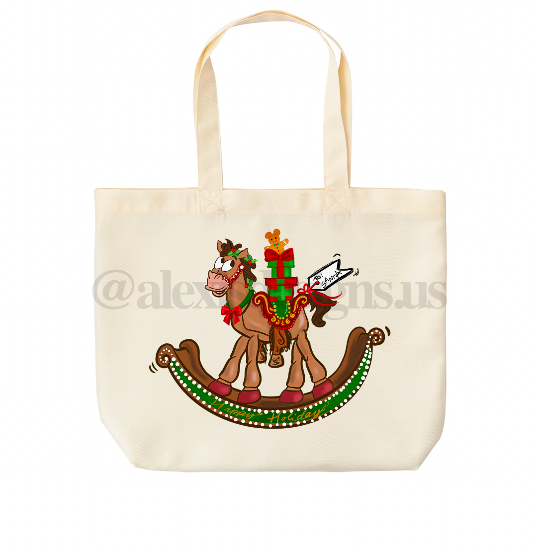 ROCKIN' BULLSEYE LARGE TOTE