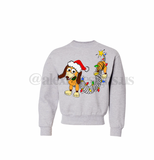 KIDS A SLINKY CHRISTMAS CREWNECK