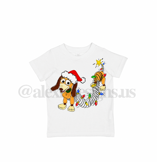 KIDS A SLINKY CHRISTMAS TSHIRT