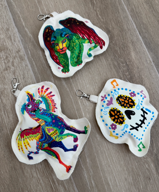 LOS ALEBRIJES KEYCHAIN SET