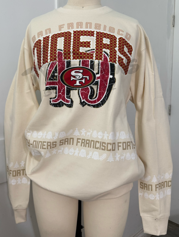 UNISEX UGLY XMAS SWEATER PICK YOUR TEAM