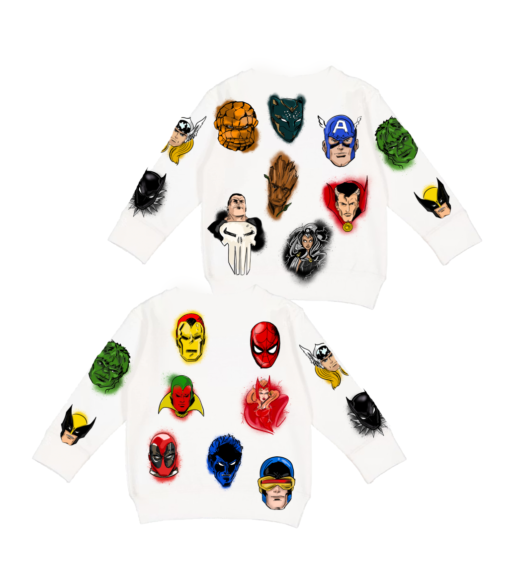 KIDS HEROS CREWNECK