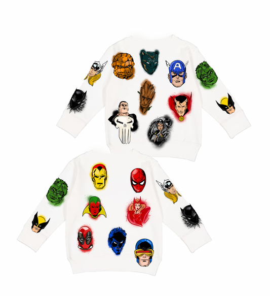 KIDS HEROS CREWNECK