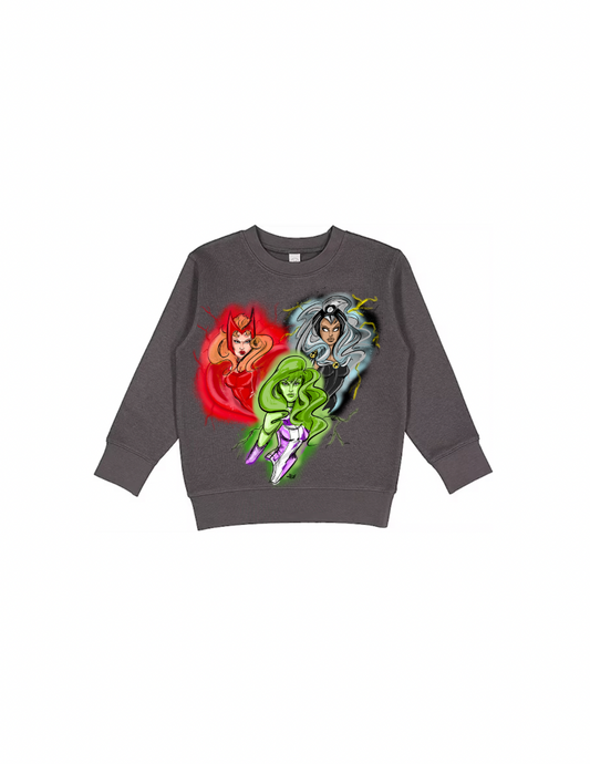 KIDS GIRL WORLD CREWNECK