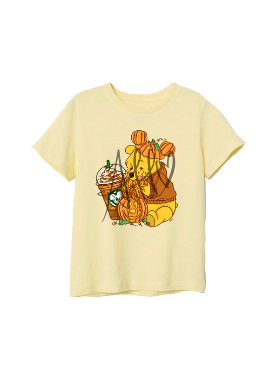 Pumkin Spice Pooh Bear T Shirt
