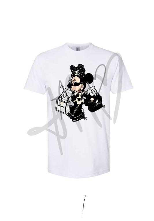 Minnie graffiti Bougie Tee