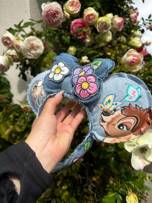 Bambi with Denim or 3D flowers