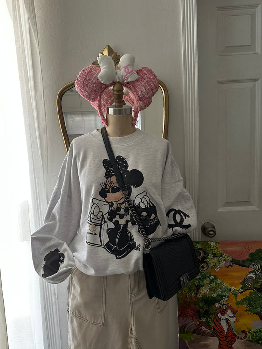 Minnie Graffiti bougie Crewneck