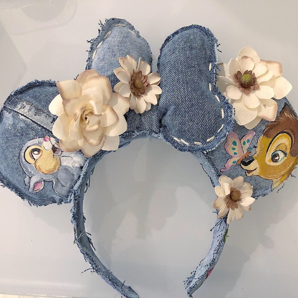 Bambi with Denim or 3D flowers