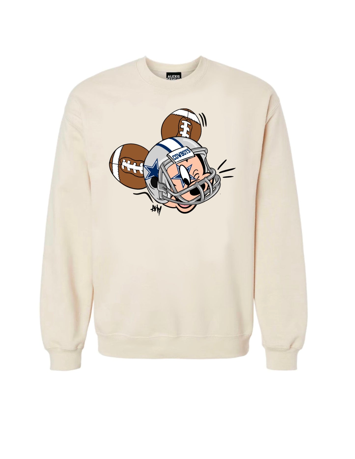 DALLAS HELMET CREWNECK