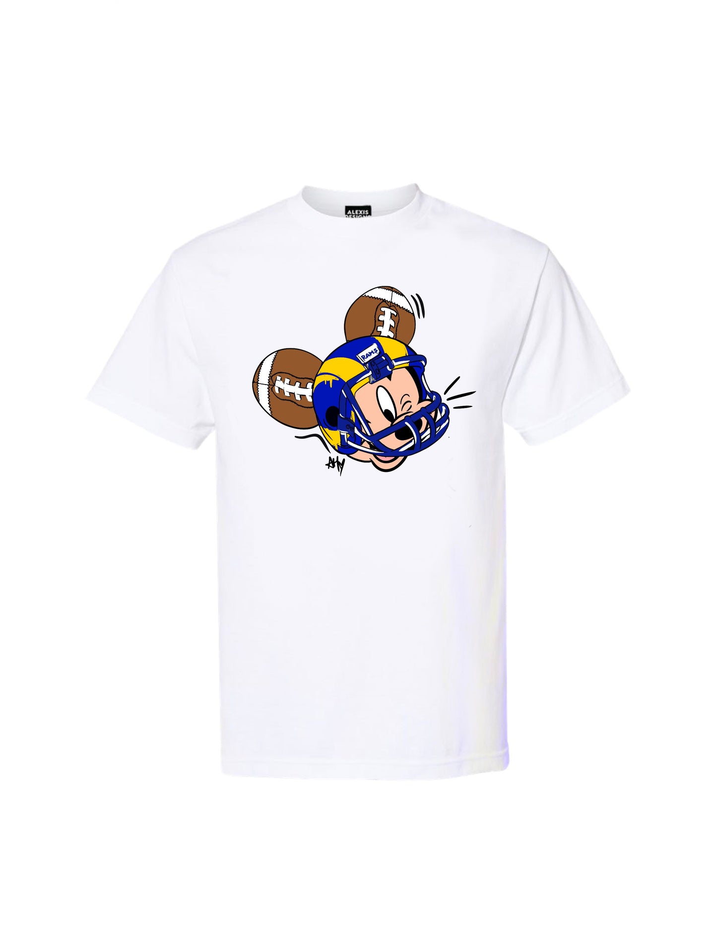 LA RAM-S HELMET INSPIRED T-SHIRT