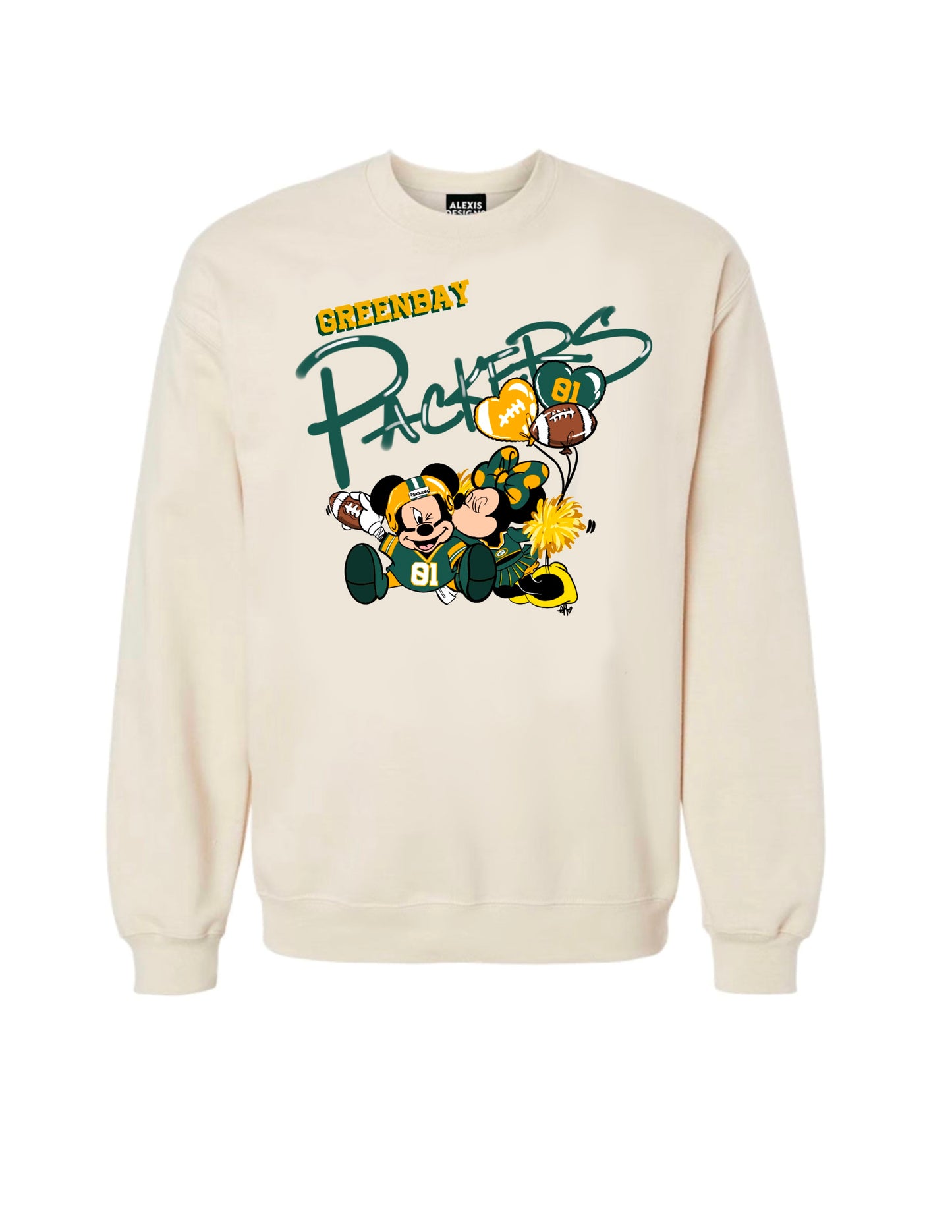 PACKERS GRAFFITI INSPIRED CREWNECK