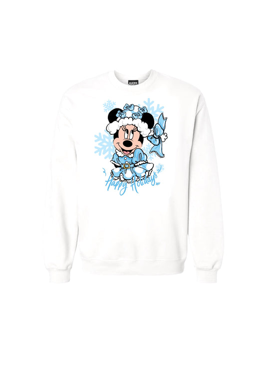 KIDS BLUE SNOWFLAKE INSPIRED CREWNECK