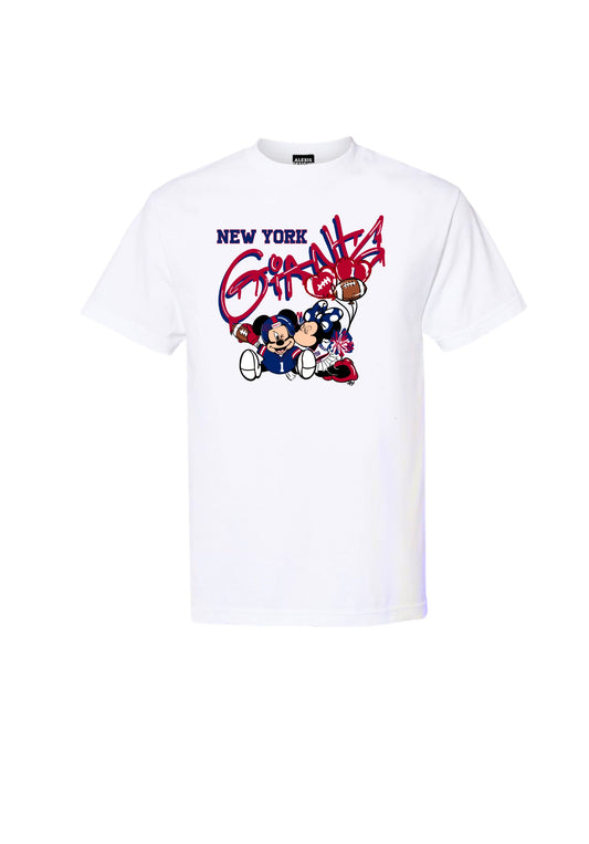 NY GIANTS GRAFFITI INSPIRED T-SHIRT
