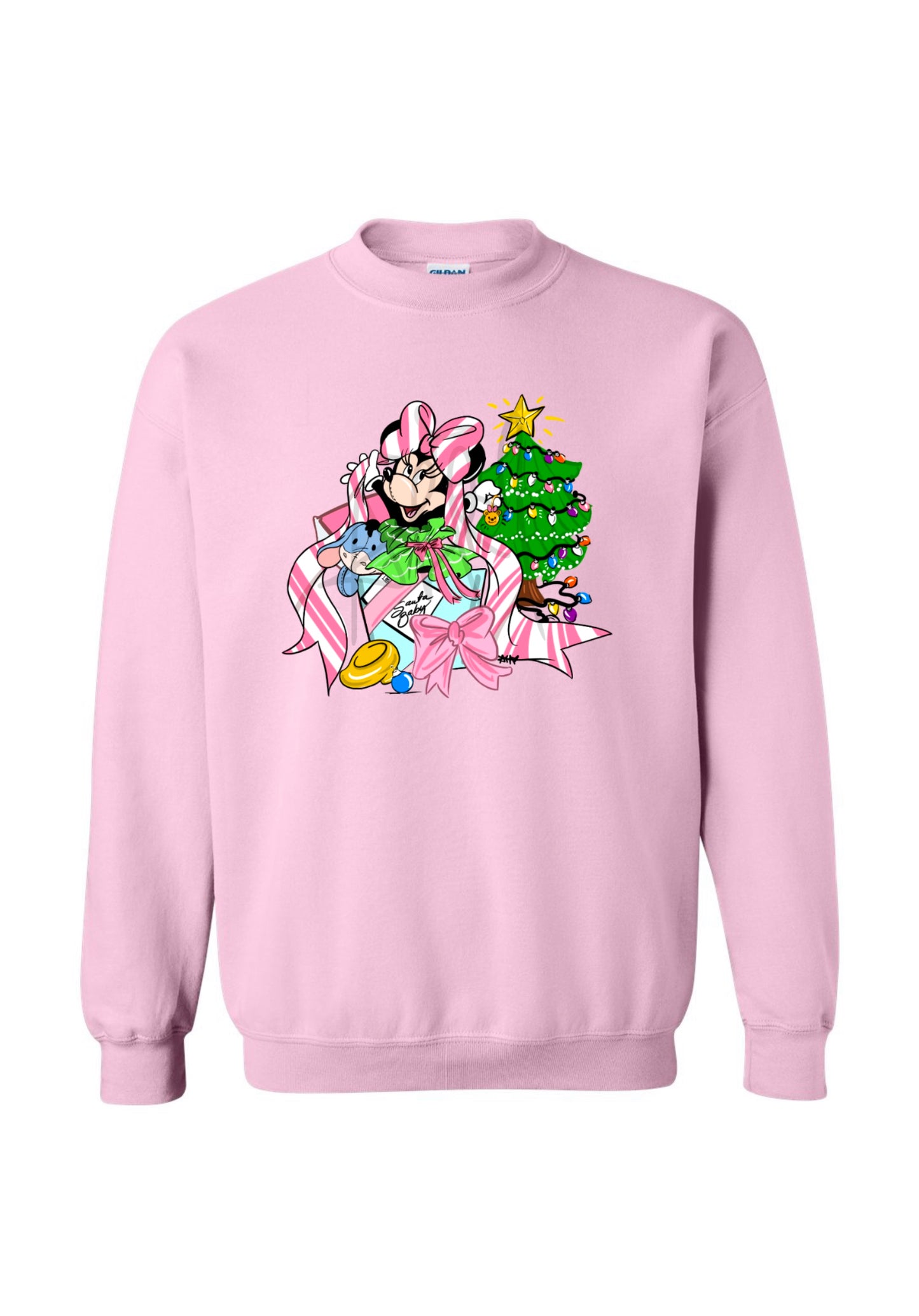 PINK MINNIE INSPIRED CREWNECK