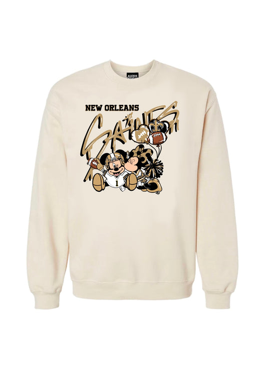 SAINTS GRAFITTI INSPIRED CREWNECK