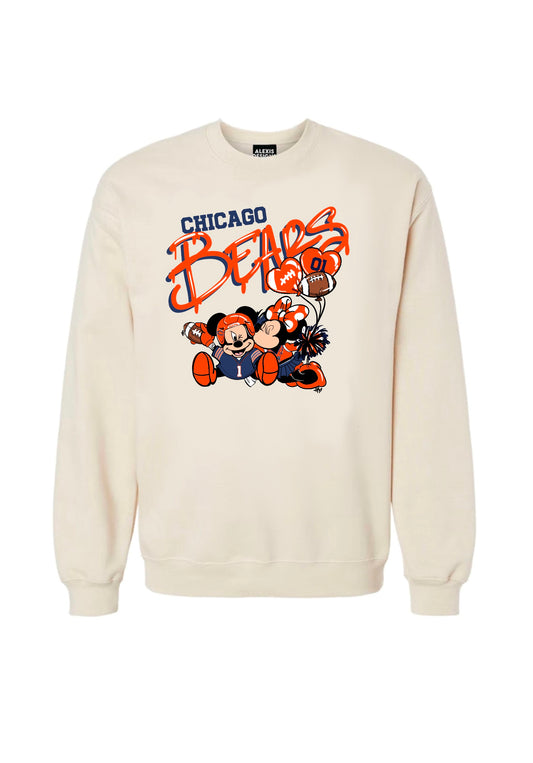 CHI BEARS INSPIRED CREWNECK