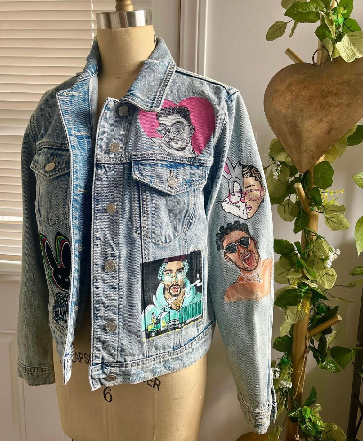 BAD BUNNY INSPIRED CUSTOM JACKET