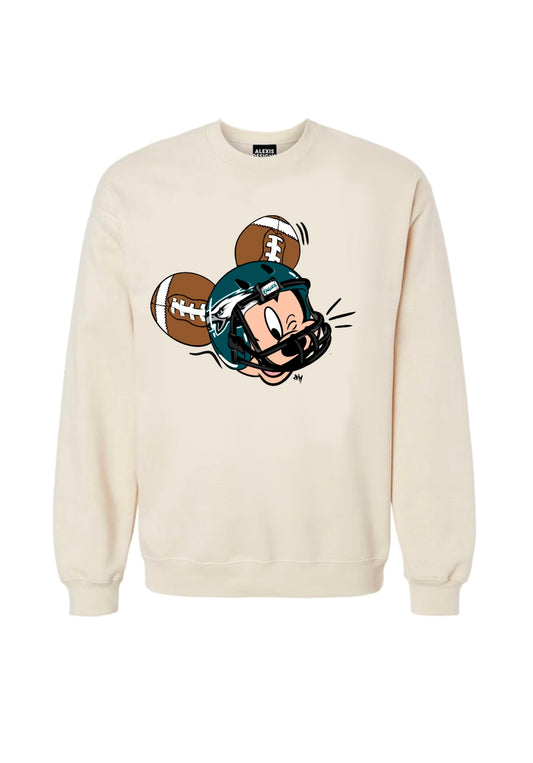 PHILLY HELMET CREWNECK