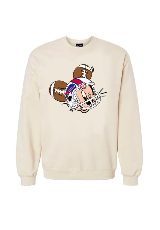 BUFFALO HELMET CREWNECK