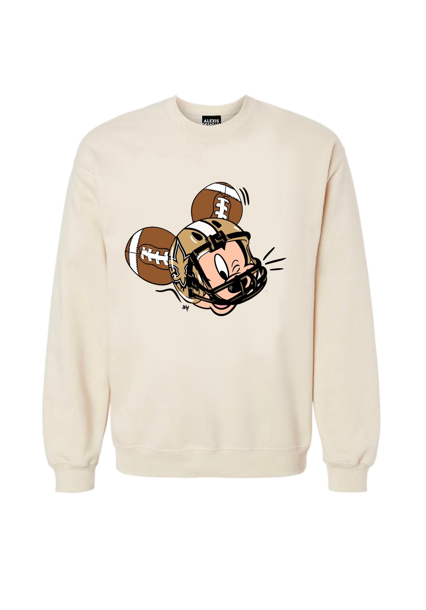 SAINTS HELMET INSPIRED CREWNECK