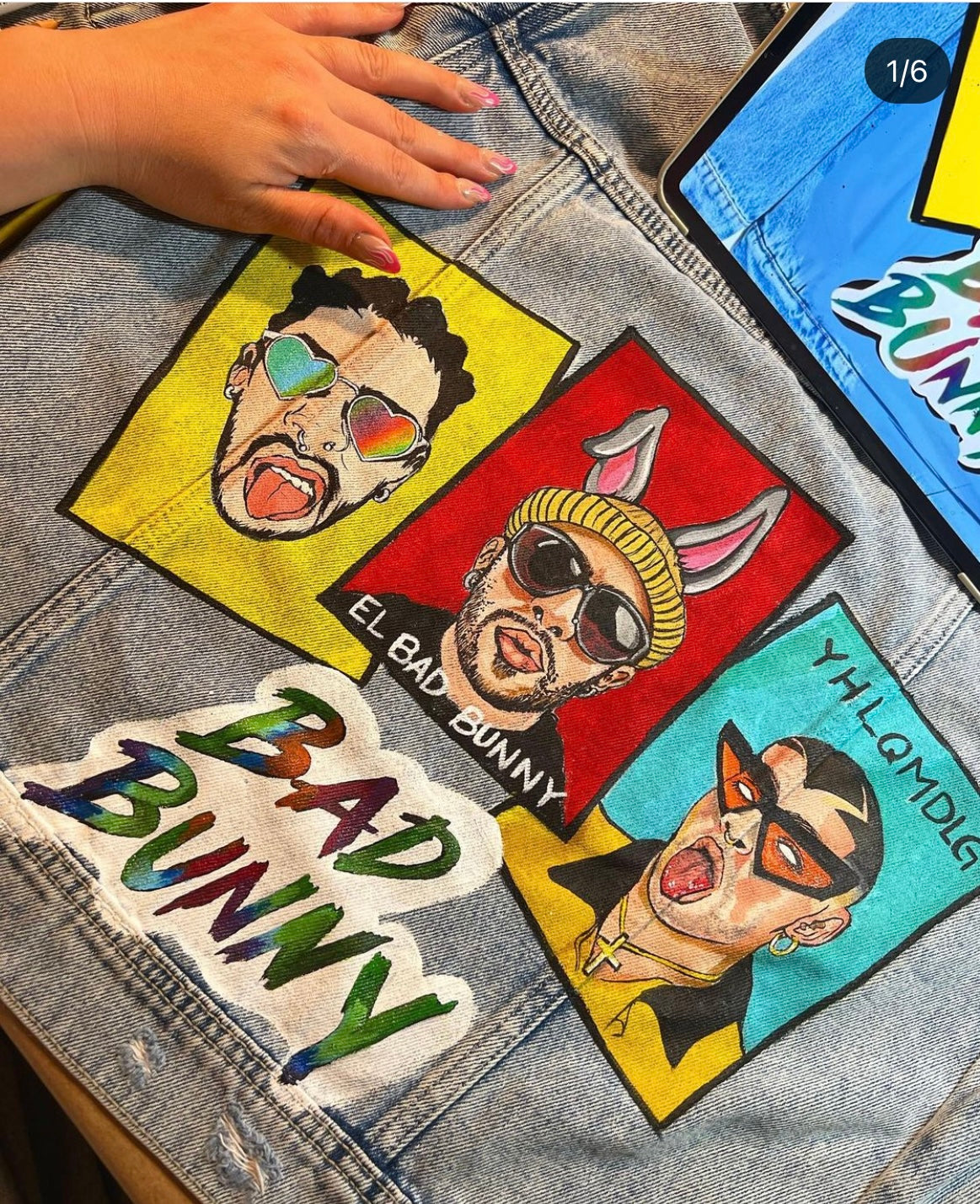 BAD BUNNY INSPIRED CUSTOM JACKET