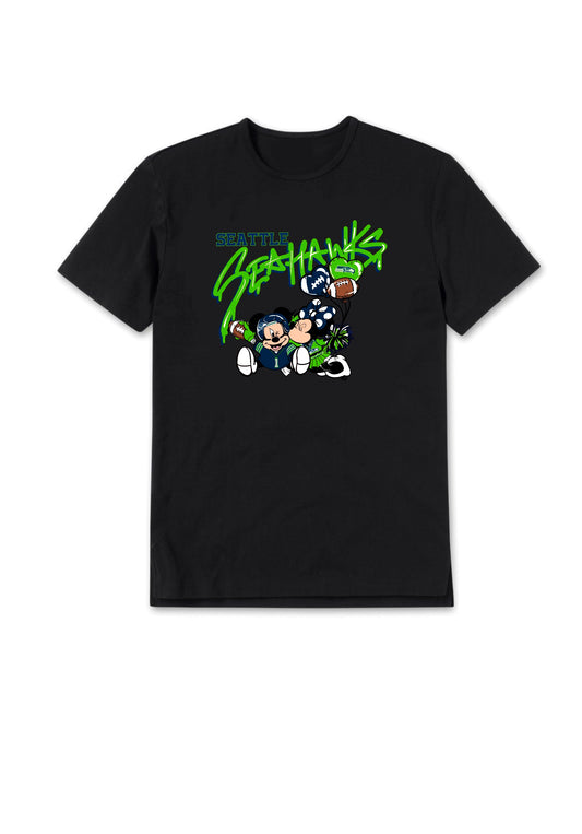 SEA-HAWK GRAFFITI INSPIRED T-SHIRT
