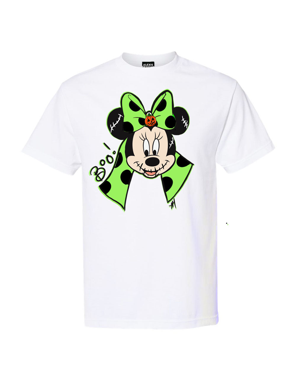 Green Bow Straight fit tee